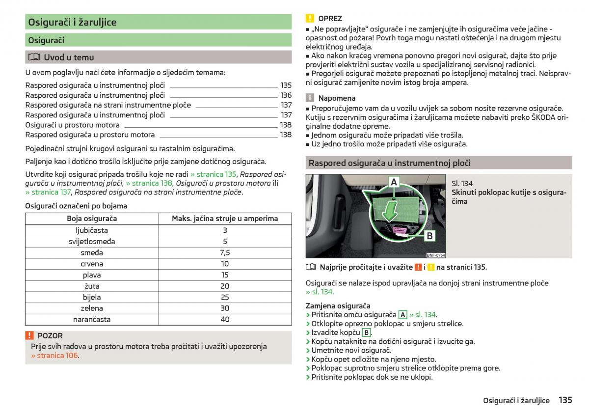 Skoda Citigo vlasnicko uputstvo / page 137