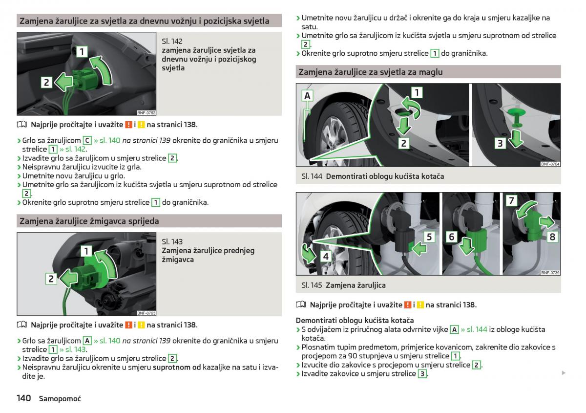 Skoda Citigo vlasnicko uputstvo / page 142