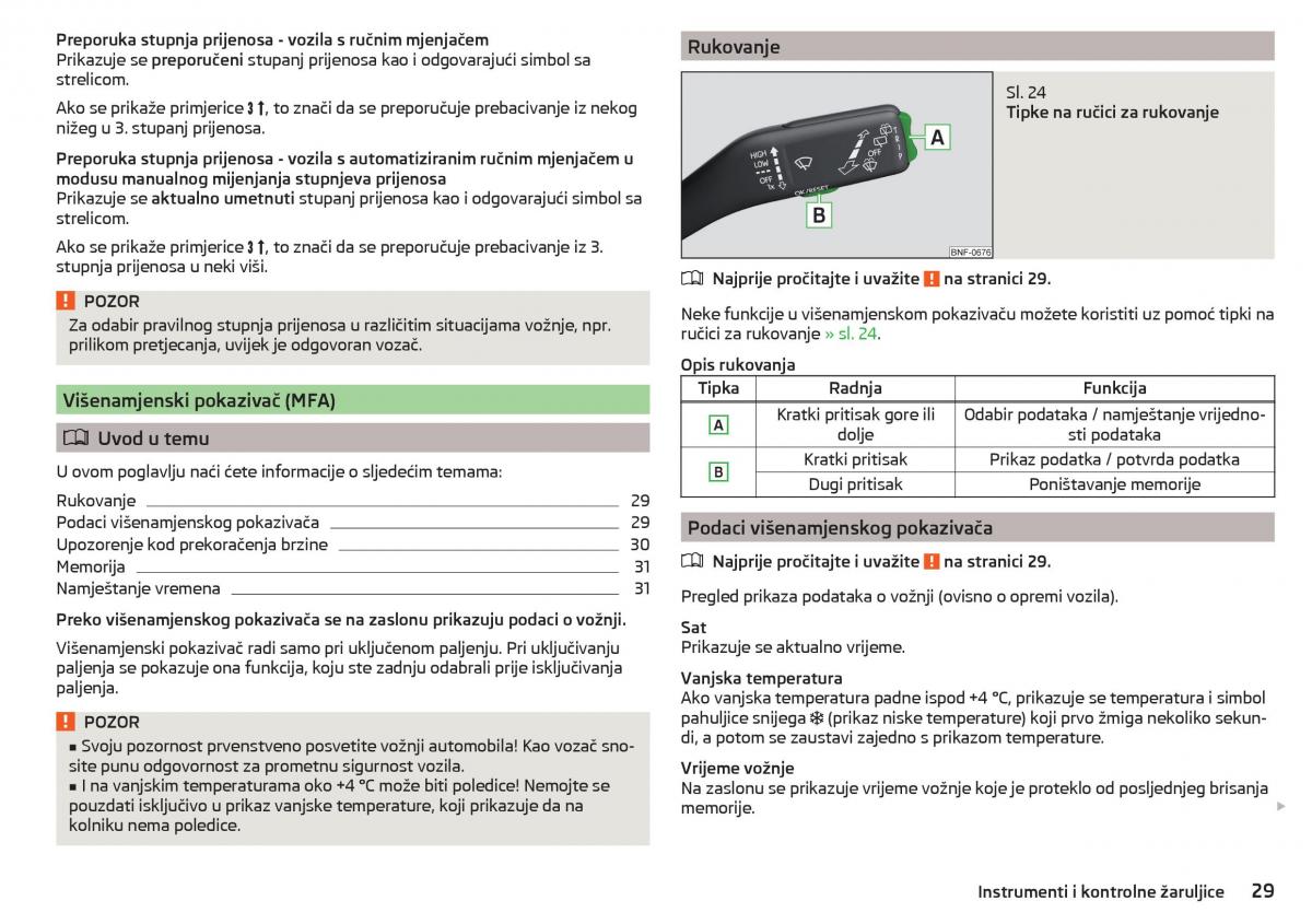 Skoda Citigo vlasnicko uputstvo / page 31