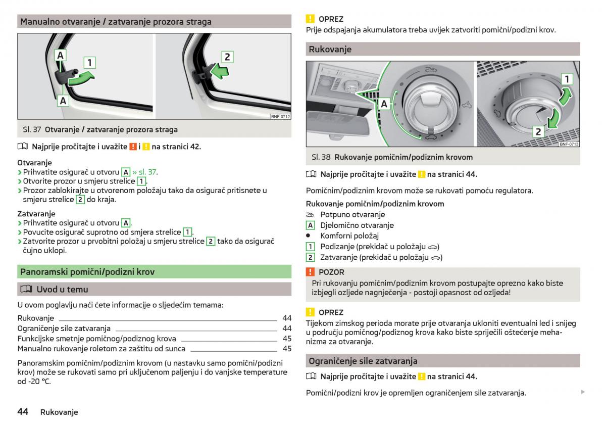 Skoda Citigo vlasnicko uputstvo / page 46