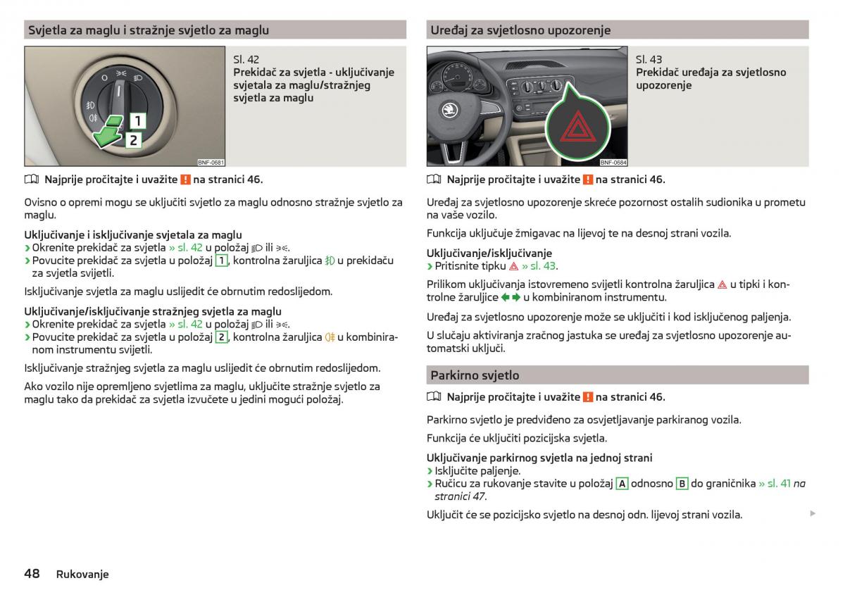 Skoda Citigo vlasnicko uputstvo / page 50