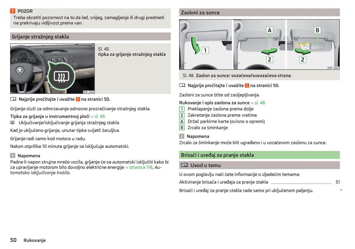 Skoda Citigo vlasnicko uputstvo / page 52