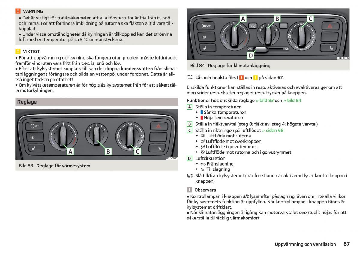 Skoda Citigo instruktionsbok / page 69