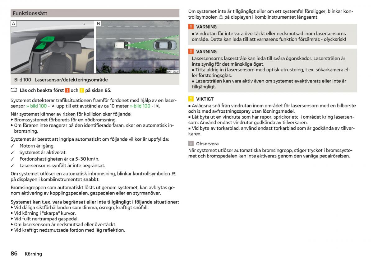 Skoda Citigo instruktionsbok / page 88