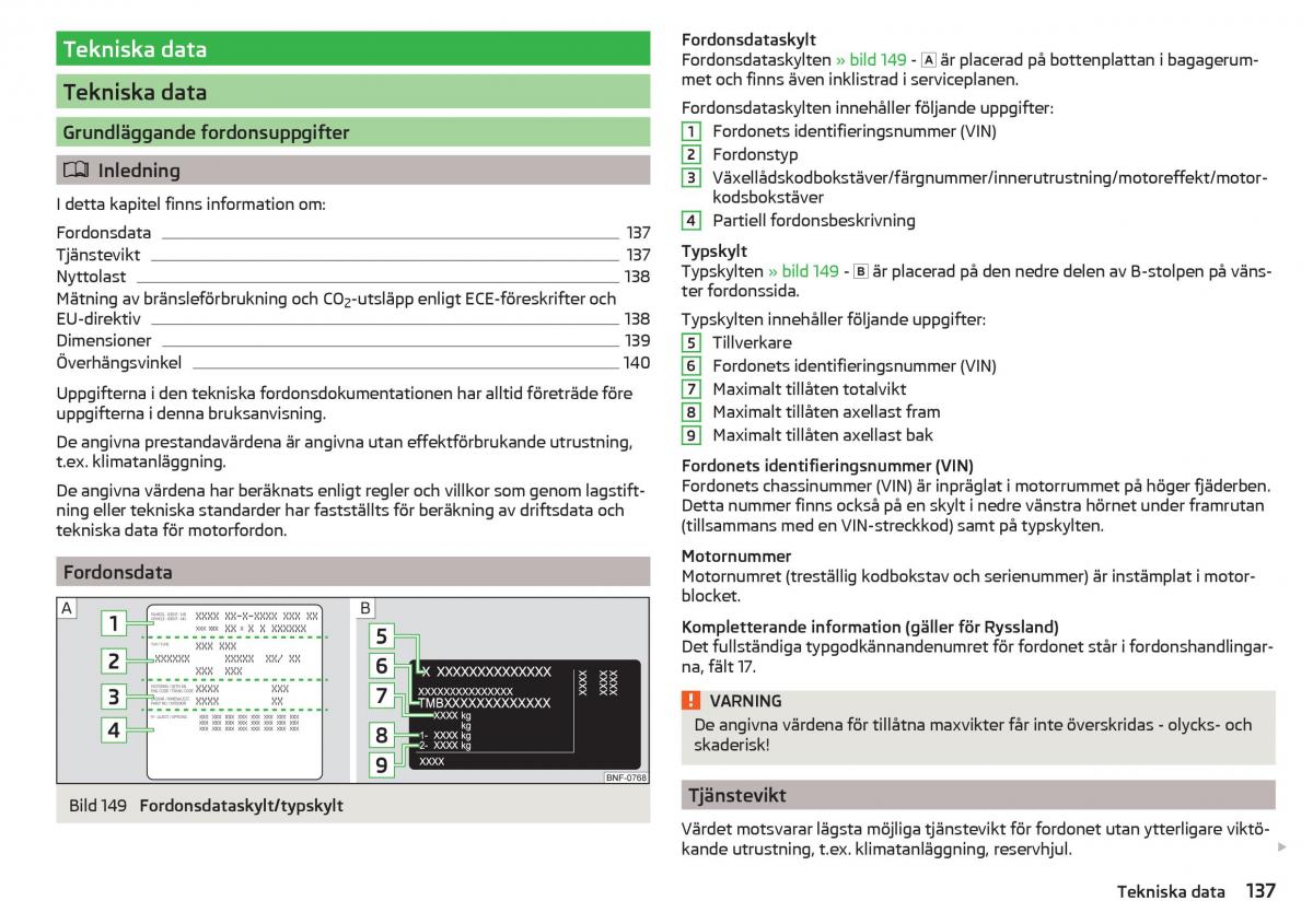 Skoda Citigo instruktionsbok / page 139