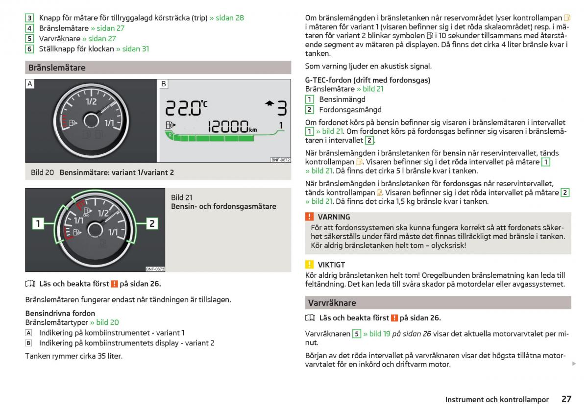 Skoda Citigo instruktionsbok / page 29