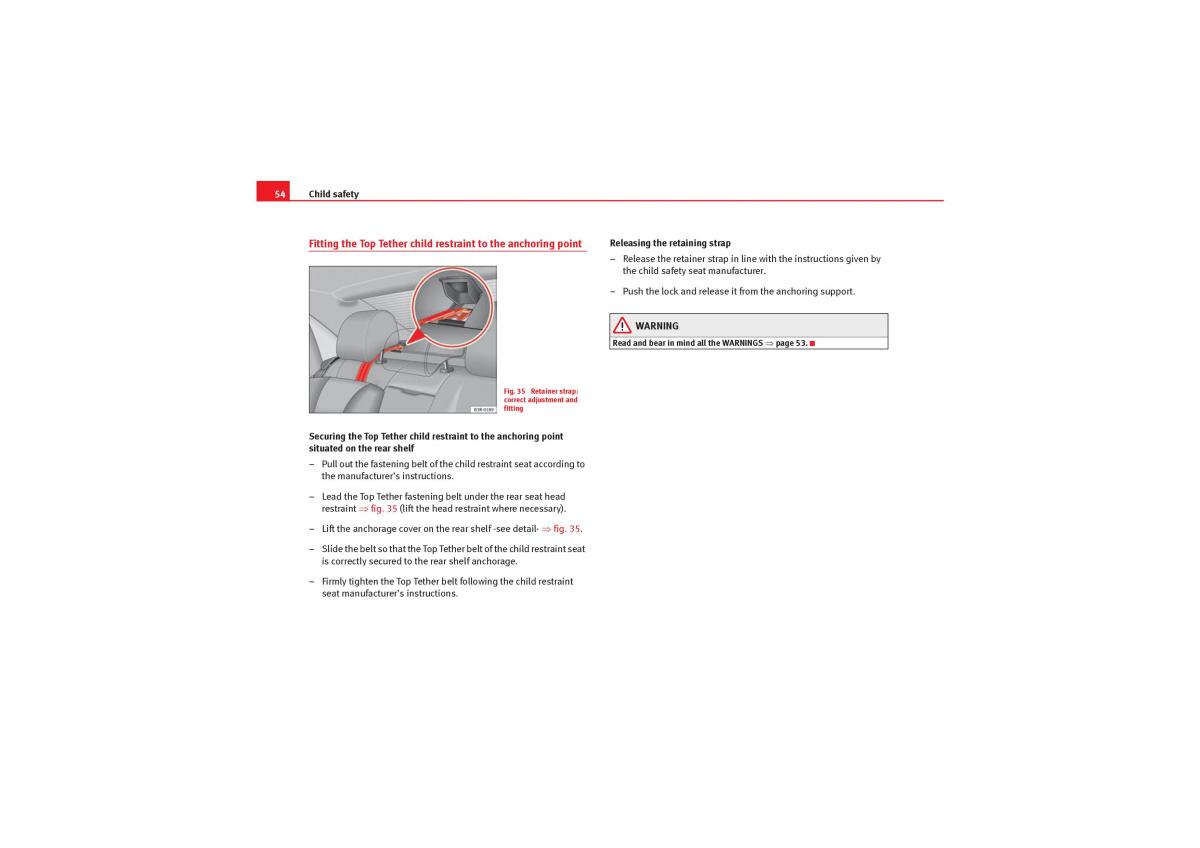 manual  Seat Exeo owners manual / page 56