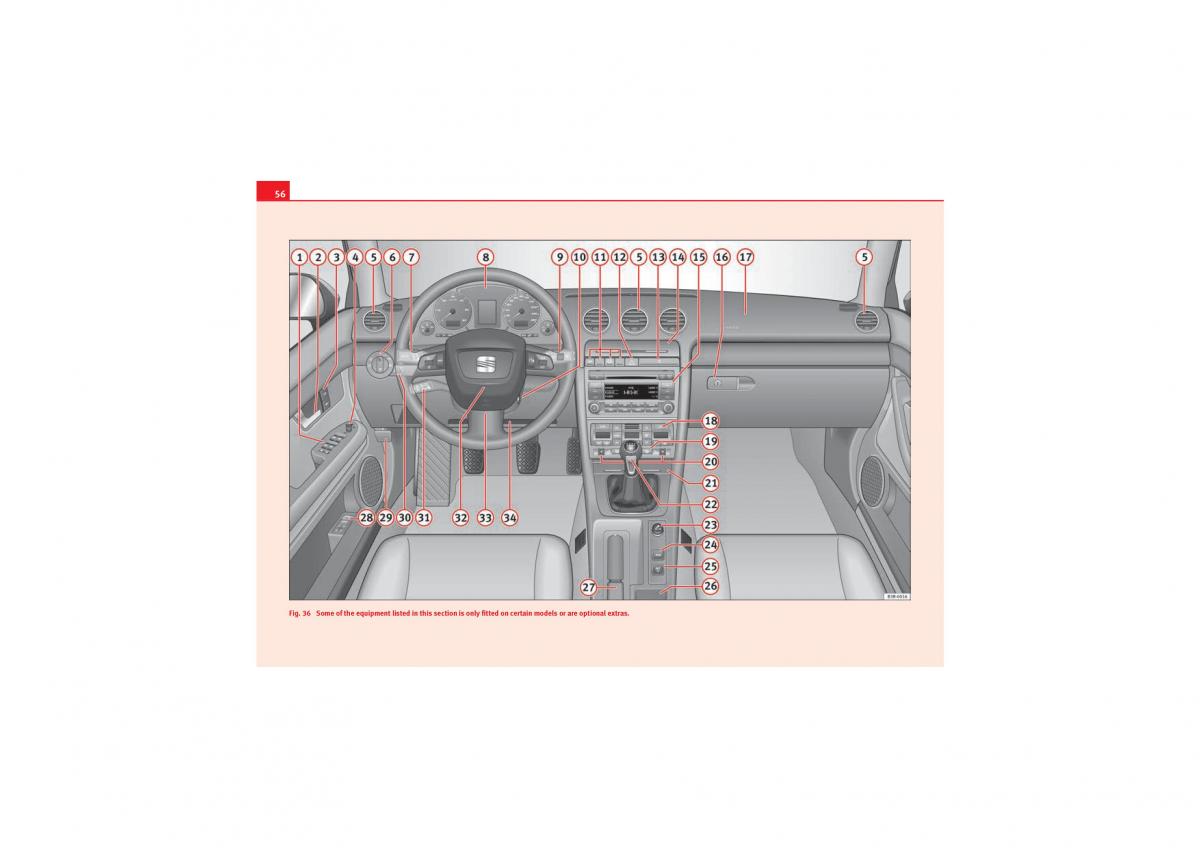 Seat Exeo owners manual / page 58