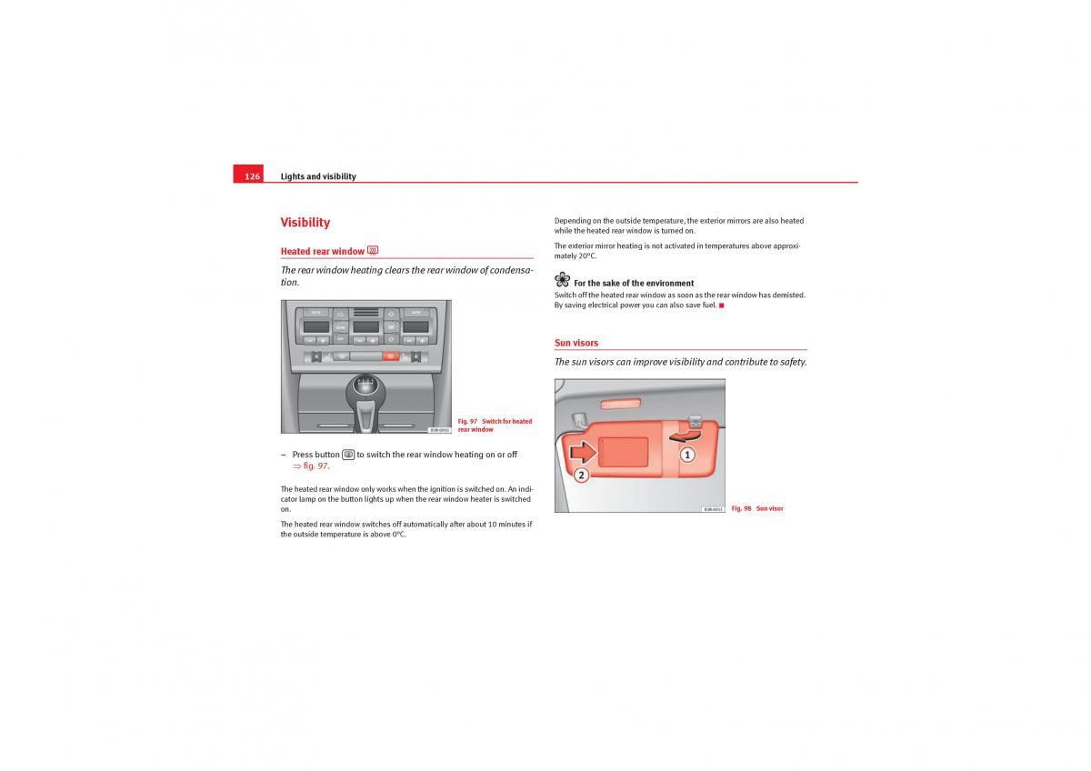 Seat Exeo owners manual / page 128