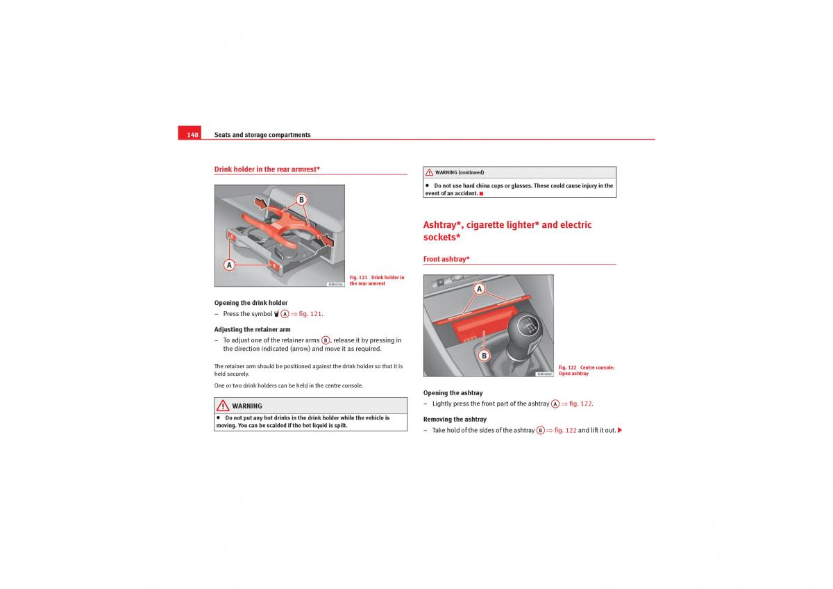 manual  Seat Exeo owners manual / page 150