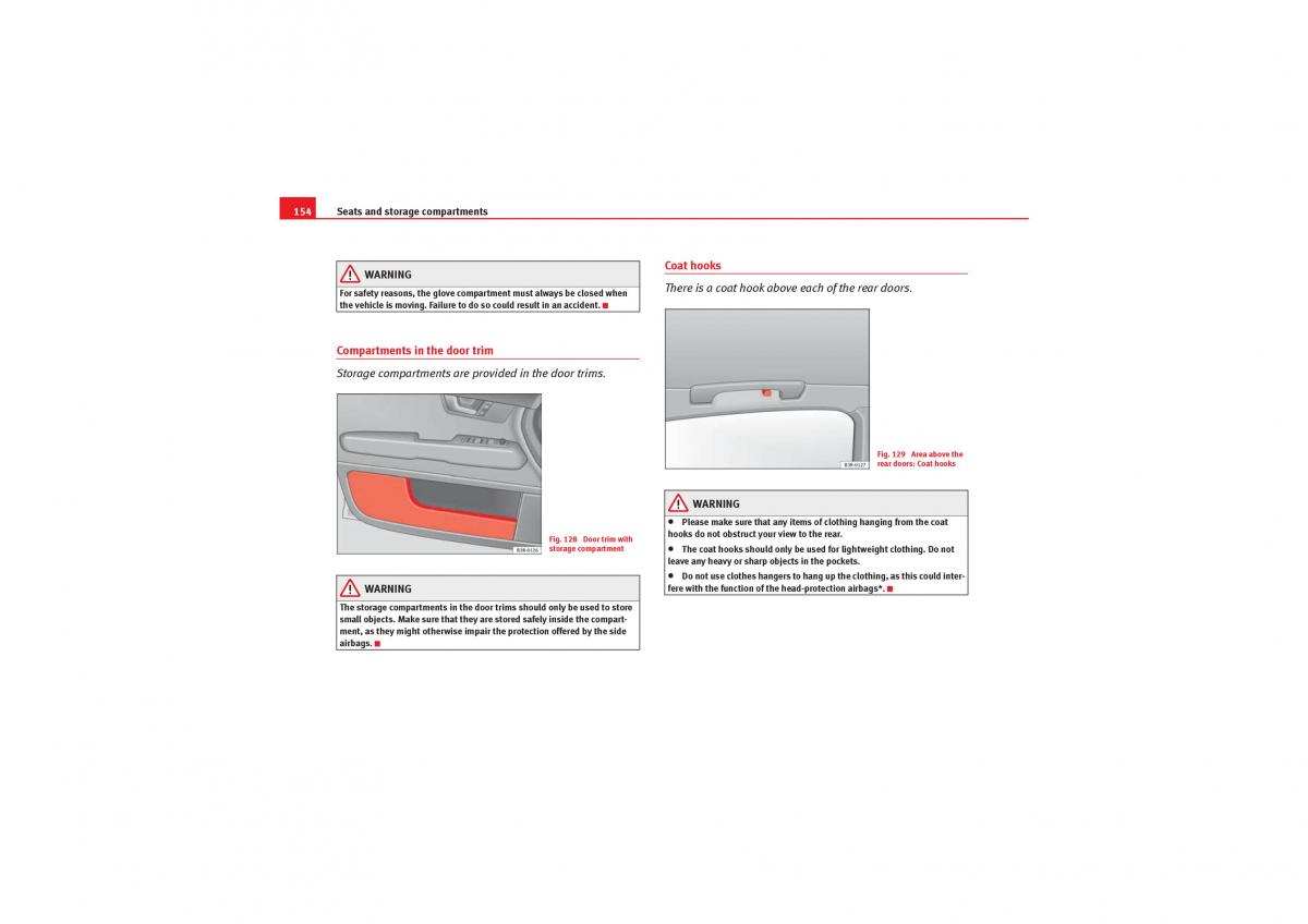 manual  Seat Exeo owners manual / page 156