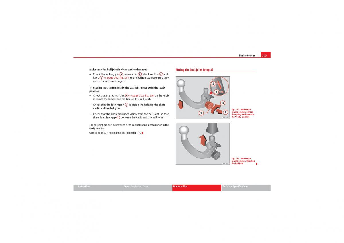 manual  Seat Exeo owners manual / page 205