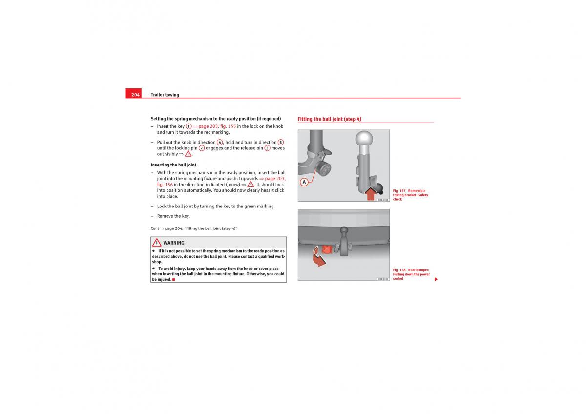 manual  Seat Exeo owners manual / page 206