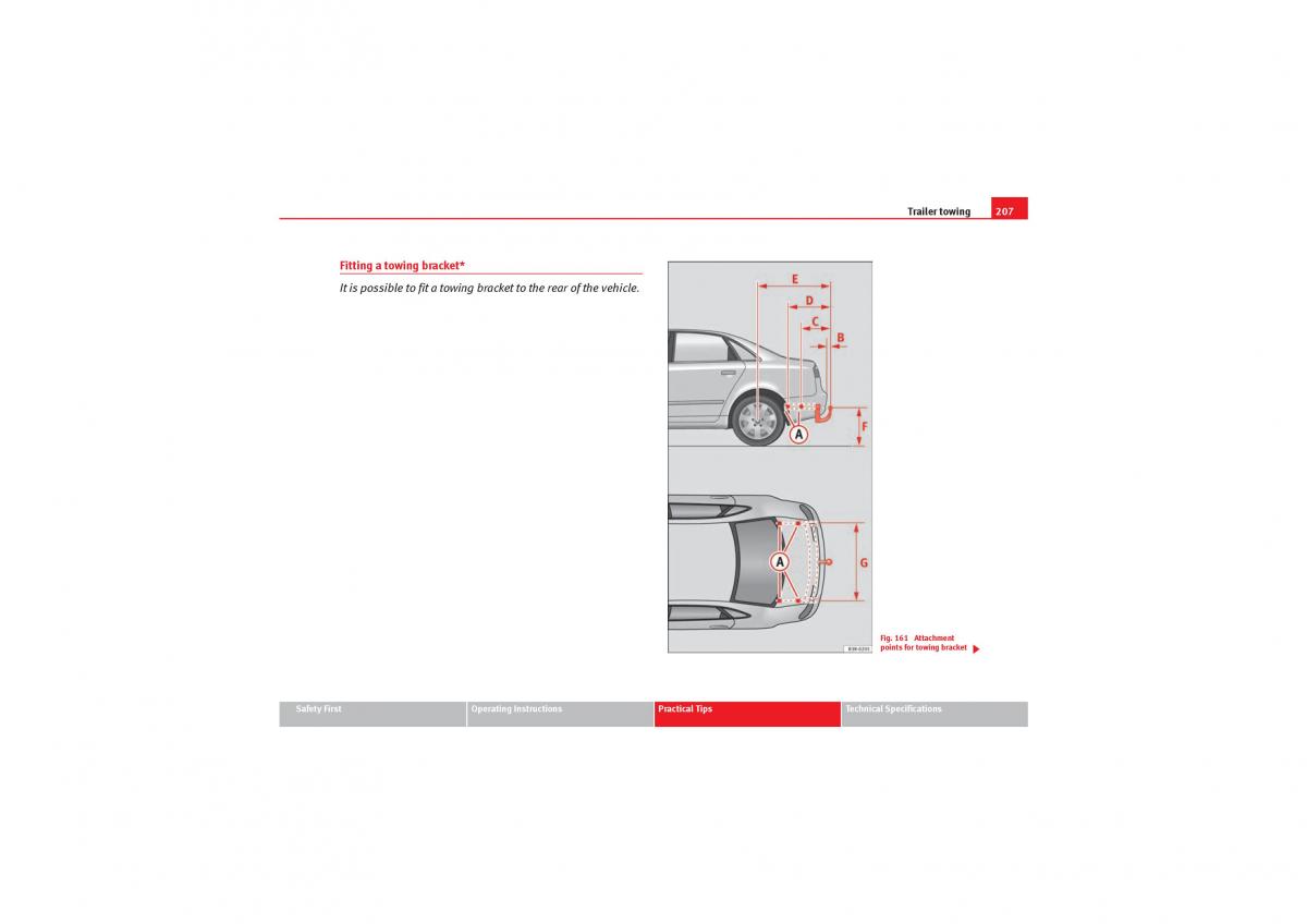 manual  Seat Exeo owners manual / page 209