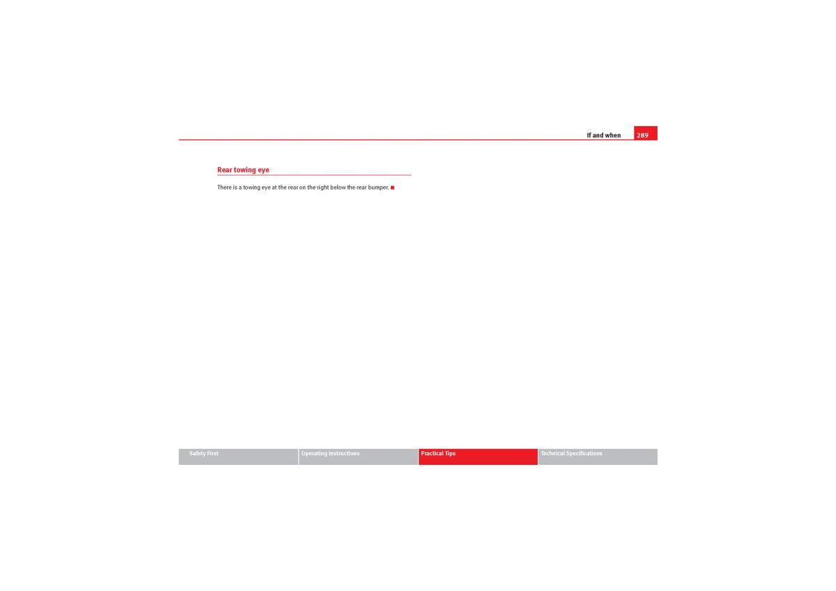 manual  Seat Exeo owners manual / page 291