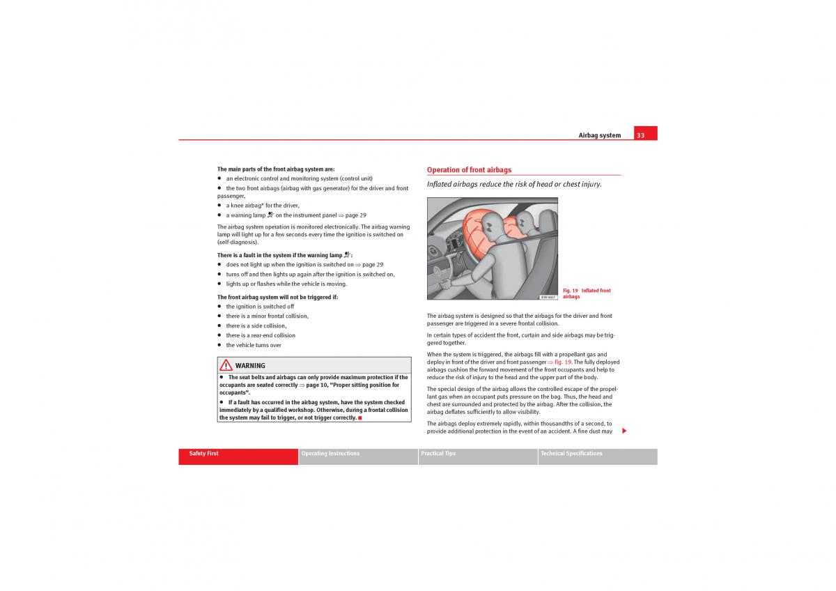 manual  Seat Exeo owners manual / page 35