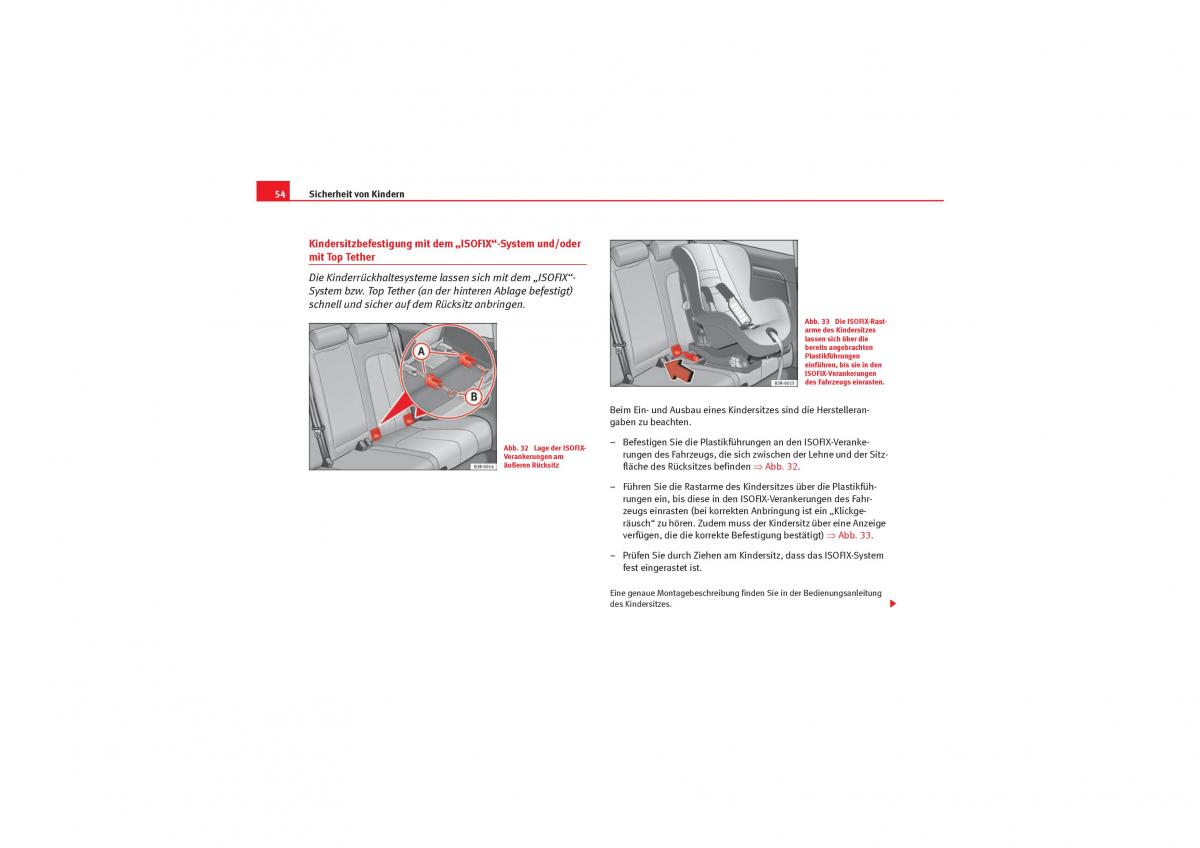 Seat Exeo Handbuch / page 56