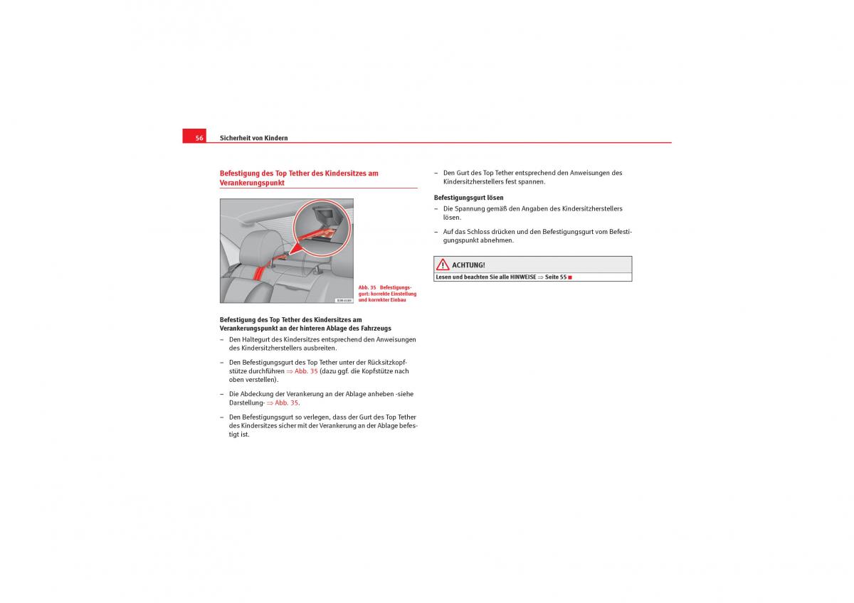 Seat Exeo Handbuch / page 58