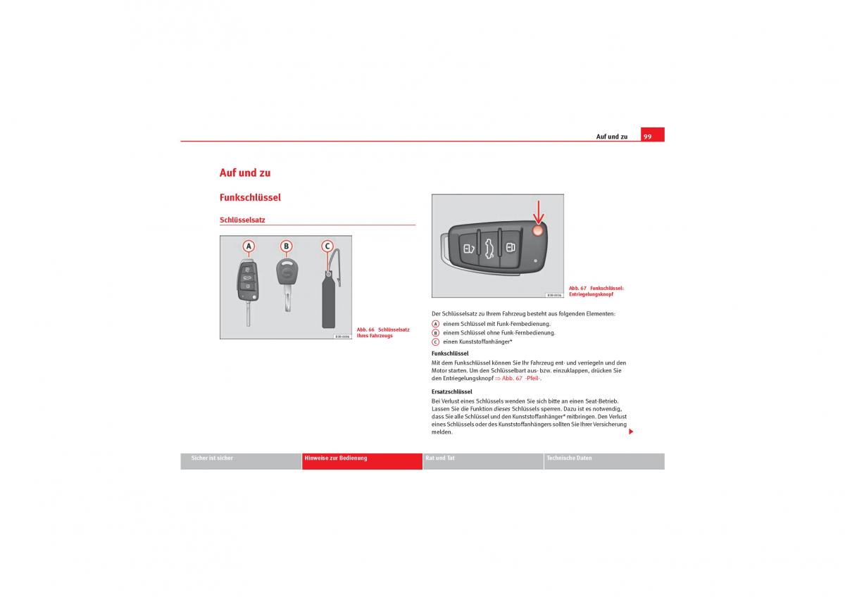 Seat Exeo Handbuch / page 101