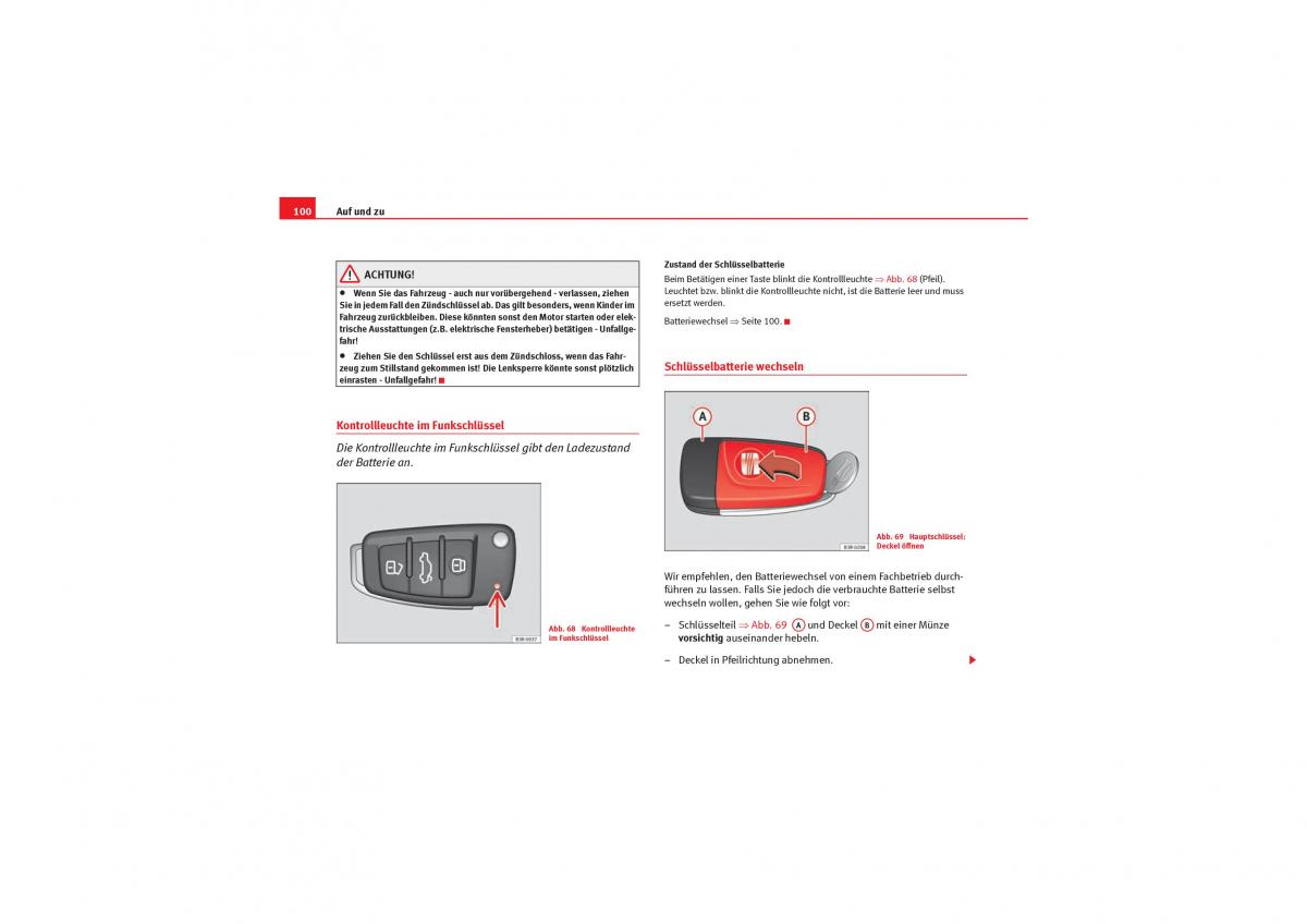 Seat Exeo Handbuch / page 102