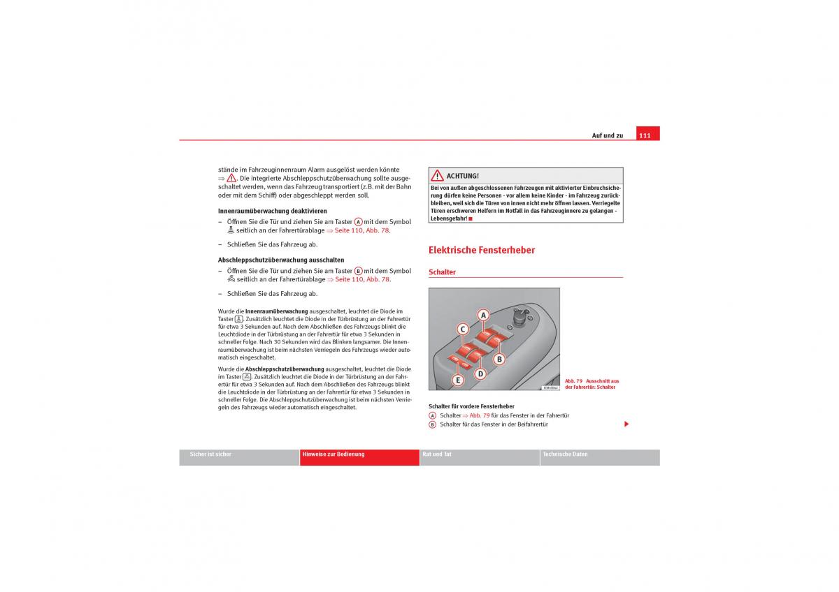 Seat Exeo Handbuch / page 113