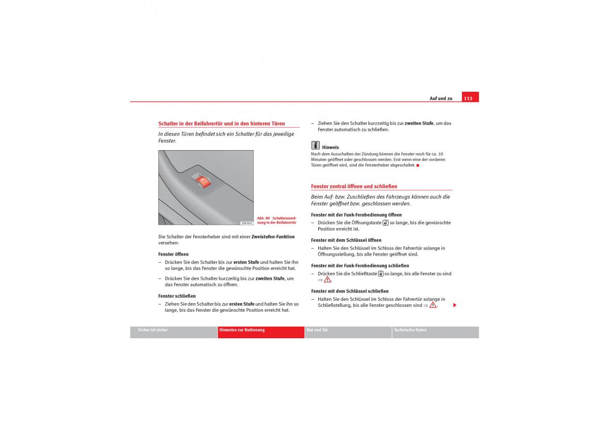 Seat Exeo Handbuch / page 115