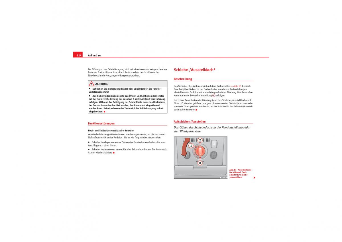 Seat Exeo Handbuch / page 116