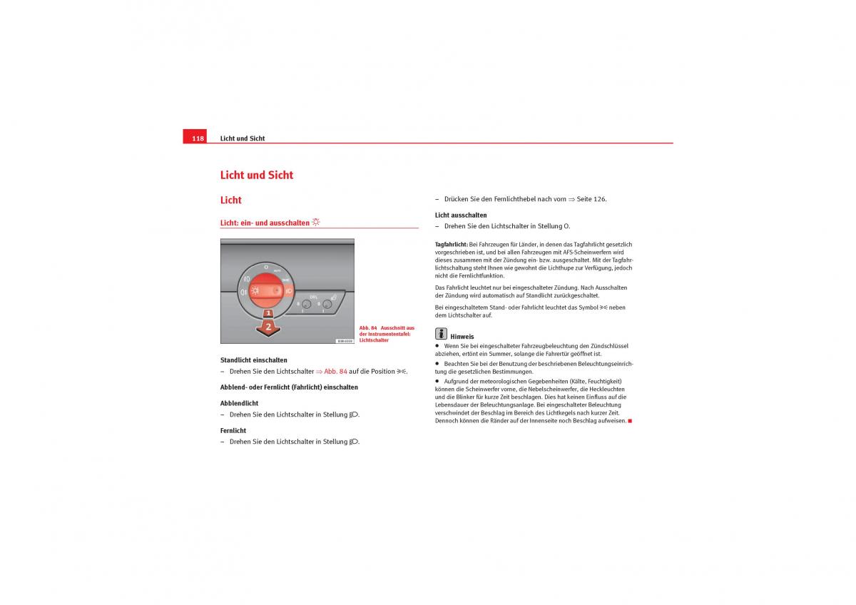 Seat Exeo Handbuch / page 120