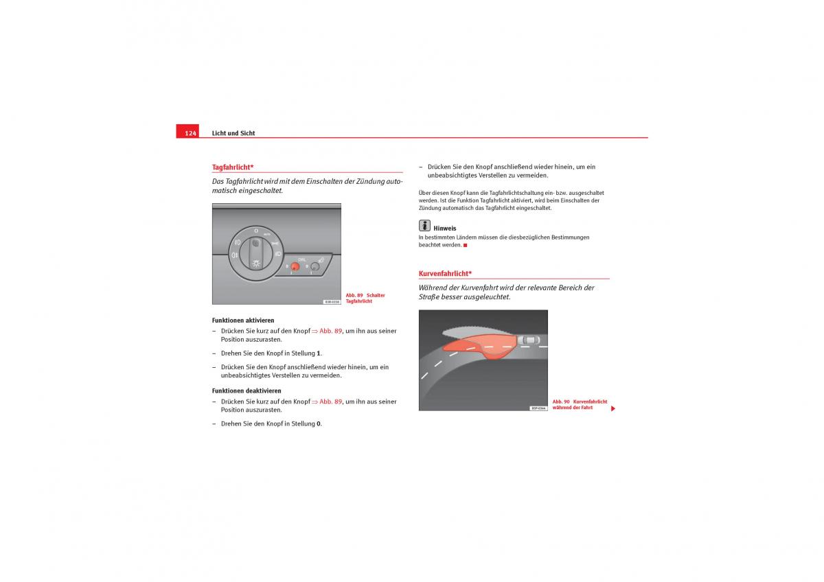 Seat Exeo Handbuch / page 126