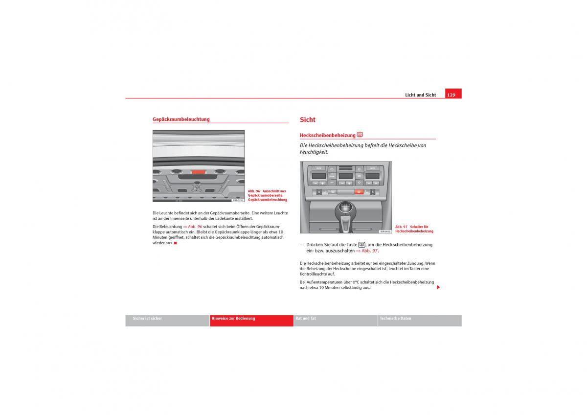 Seat Exeo Handbuch / page 131