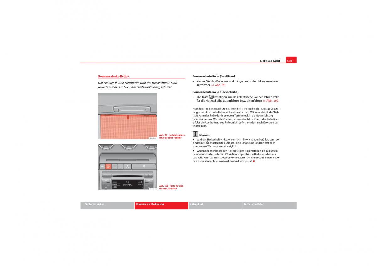 Seat Exeo Handbuch / page 133