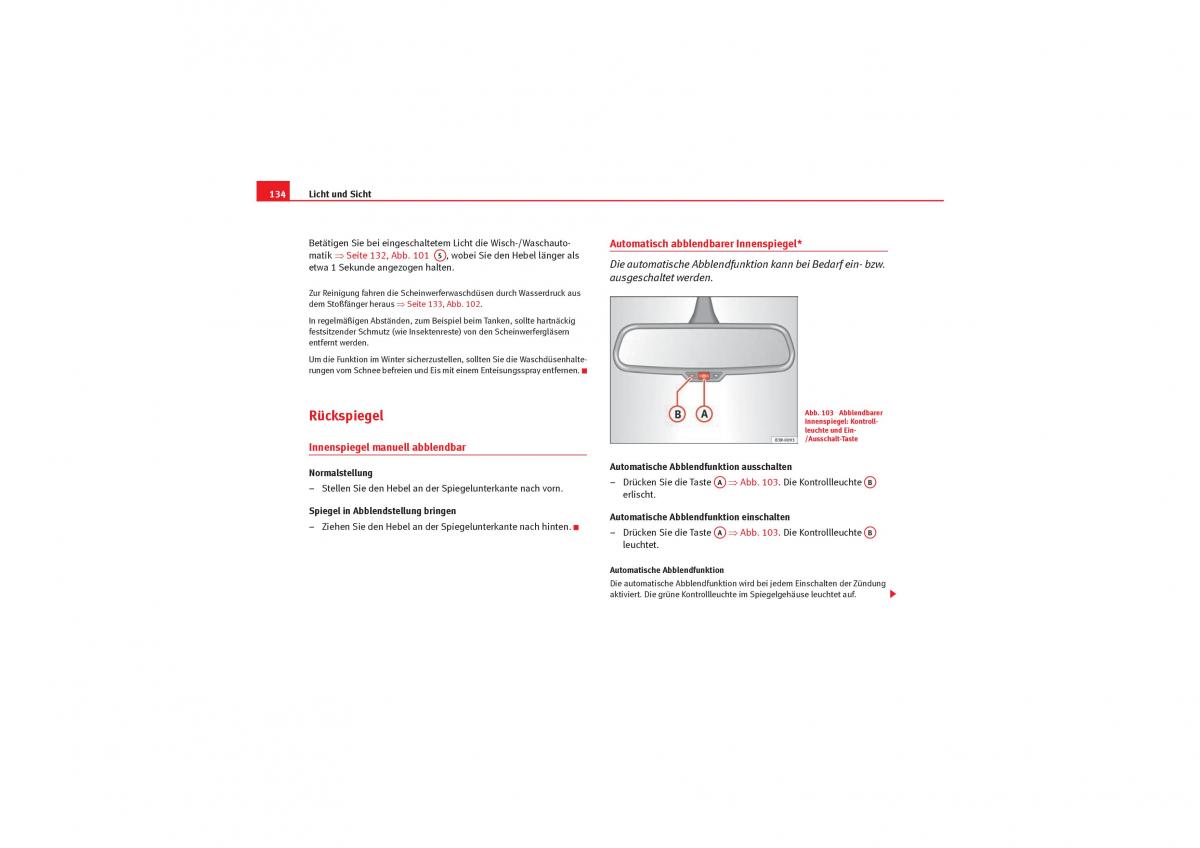 Seat Exeo Handbuch / page 136