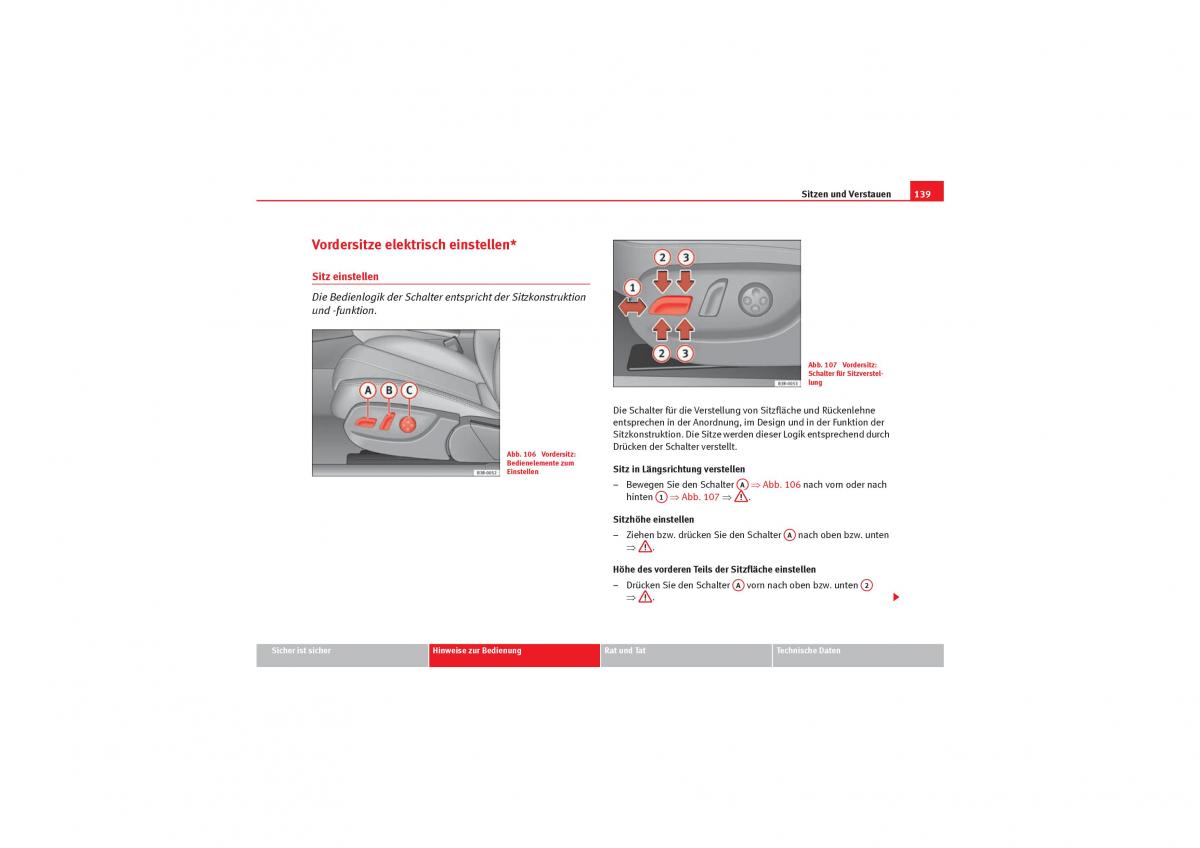 Seat Exeo Handbuch / page 141