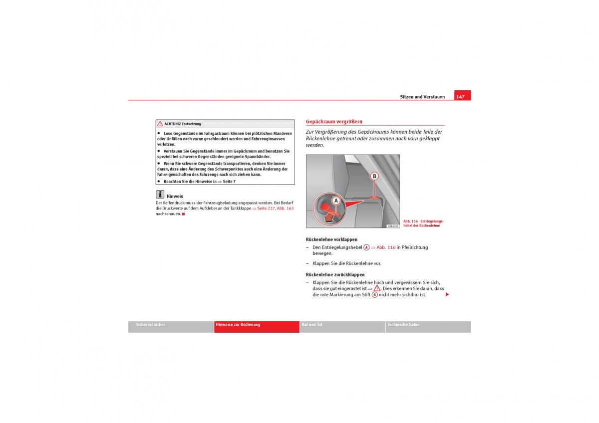 Seat Exeo Handbuch / page 149