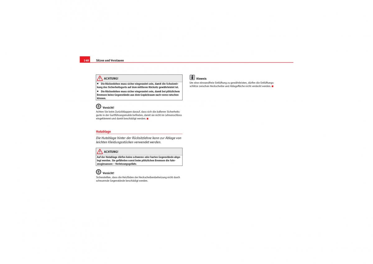 Seat Exeo Handbuch / page 150