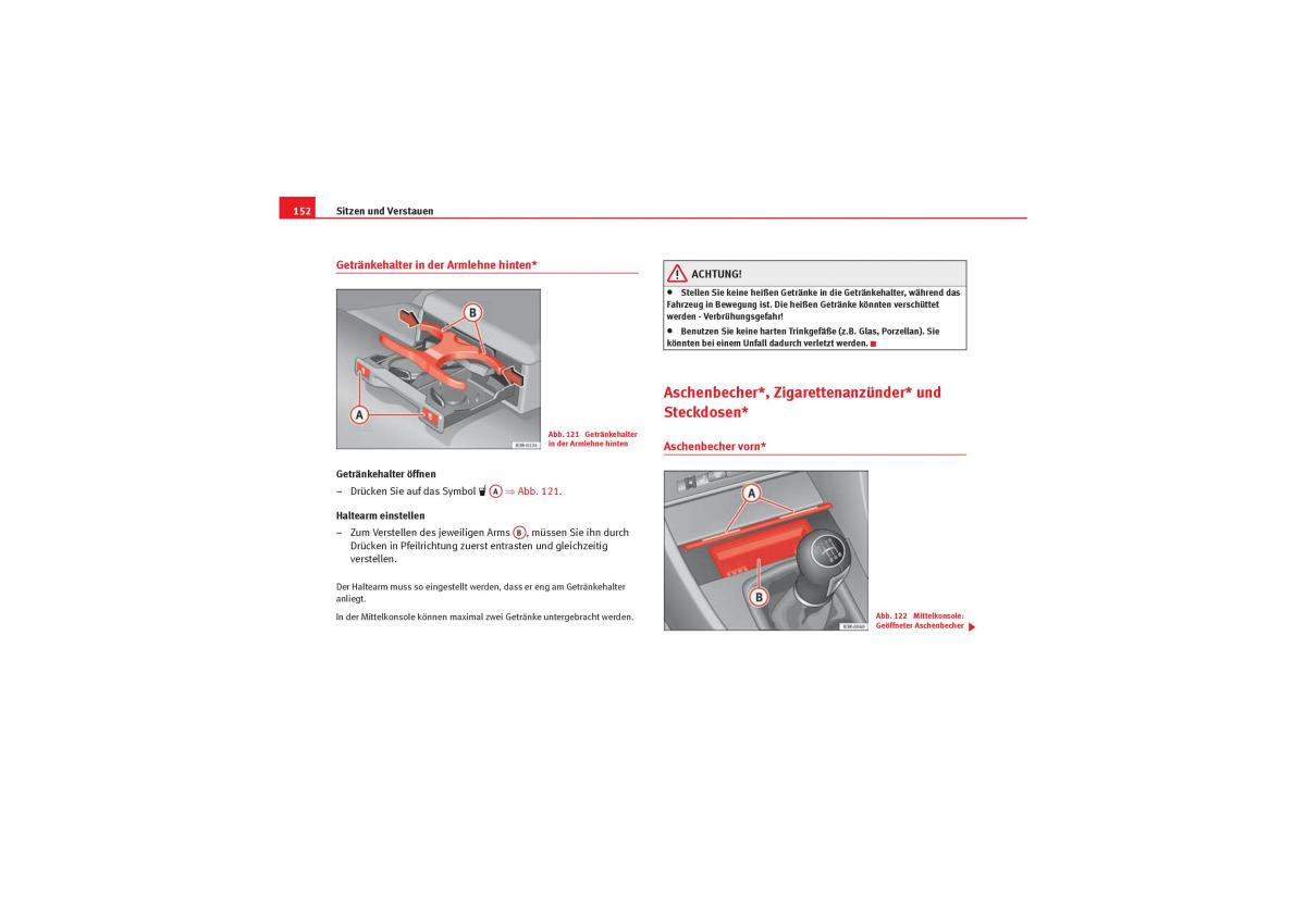 Seat Exeo Handbuch / page 154