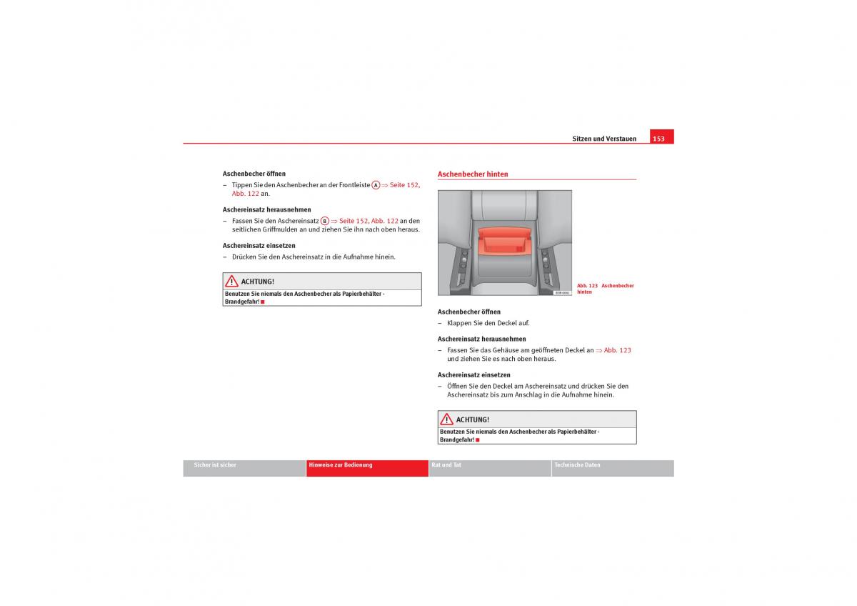 Seat Exeo Handbuch / page 155