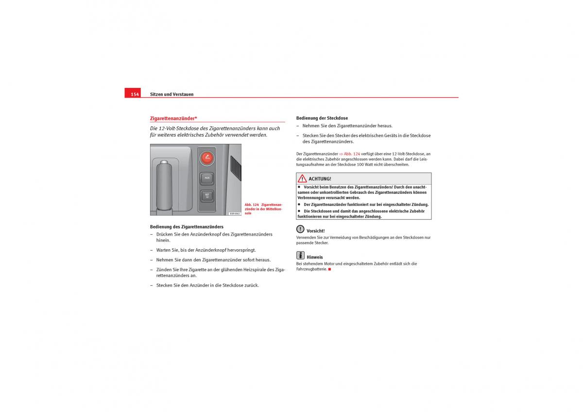 Seat Exeo Handbuch / page 156