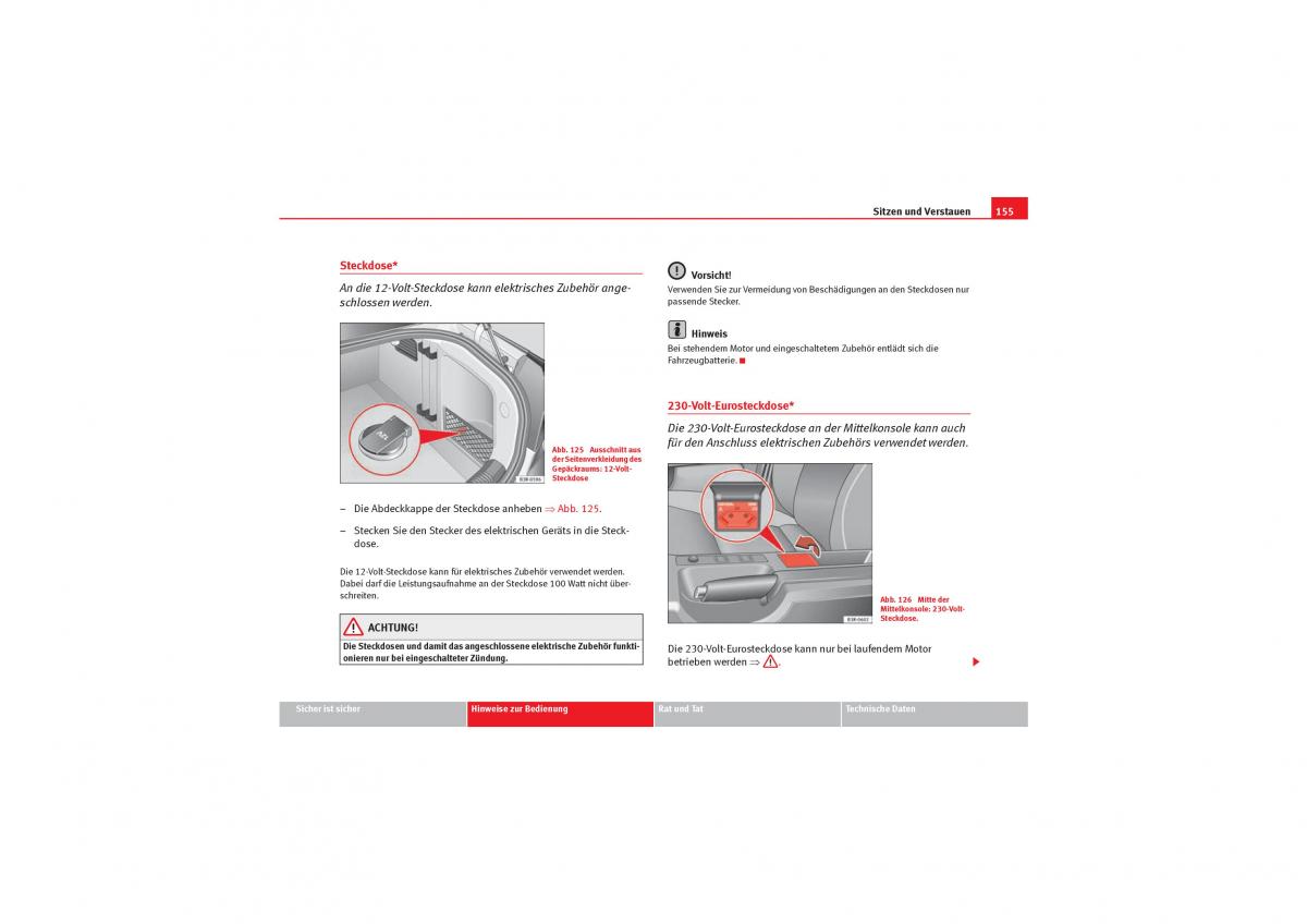 Seat Exeo Handbuch / page 157