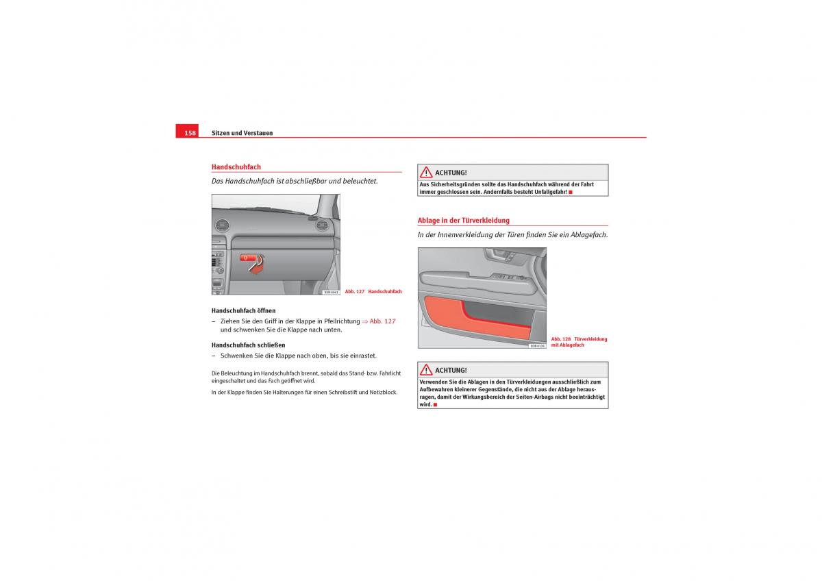 Seat Exeo Handbuch / page 160