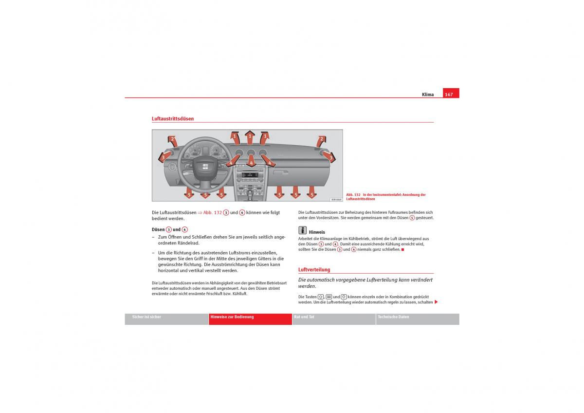 Seat Exeo Handbuch / page 169