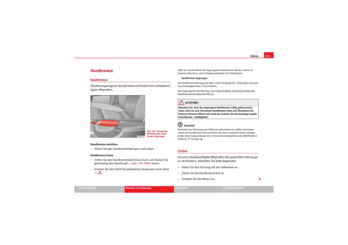 Seat Exeo Handbuch / page 177