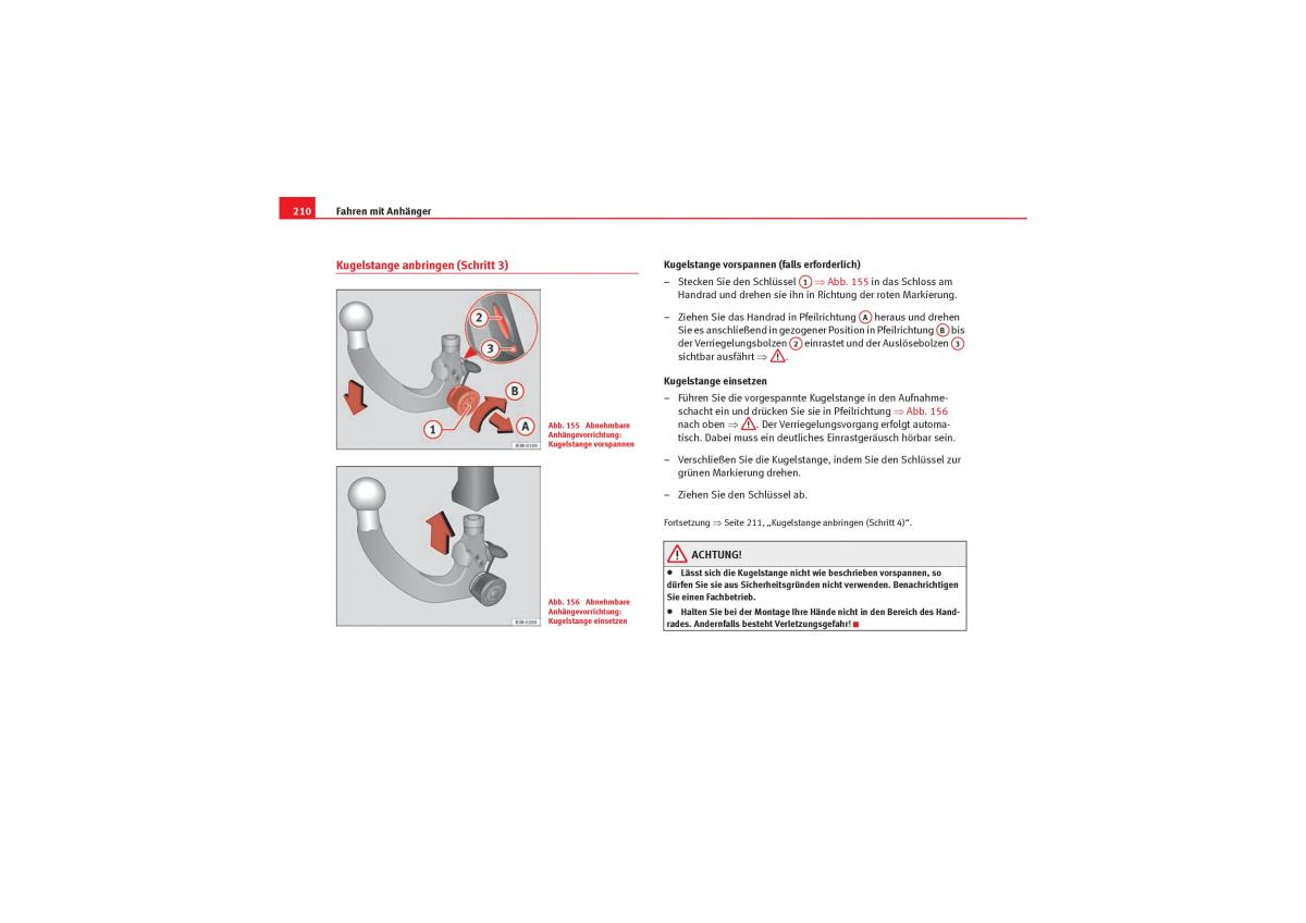 Seat Exeo Handbuch / page 212