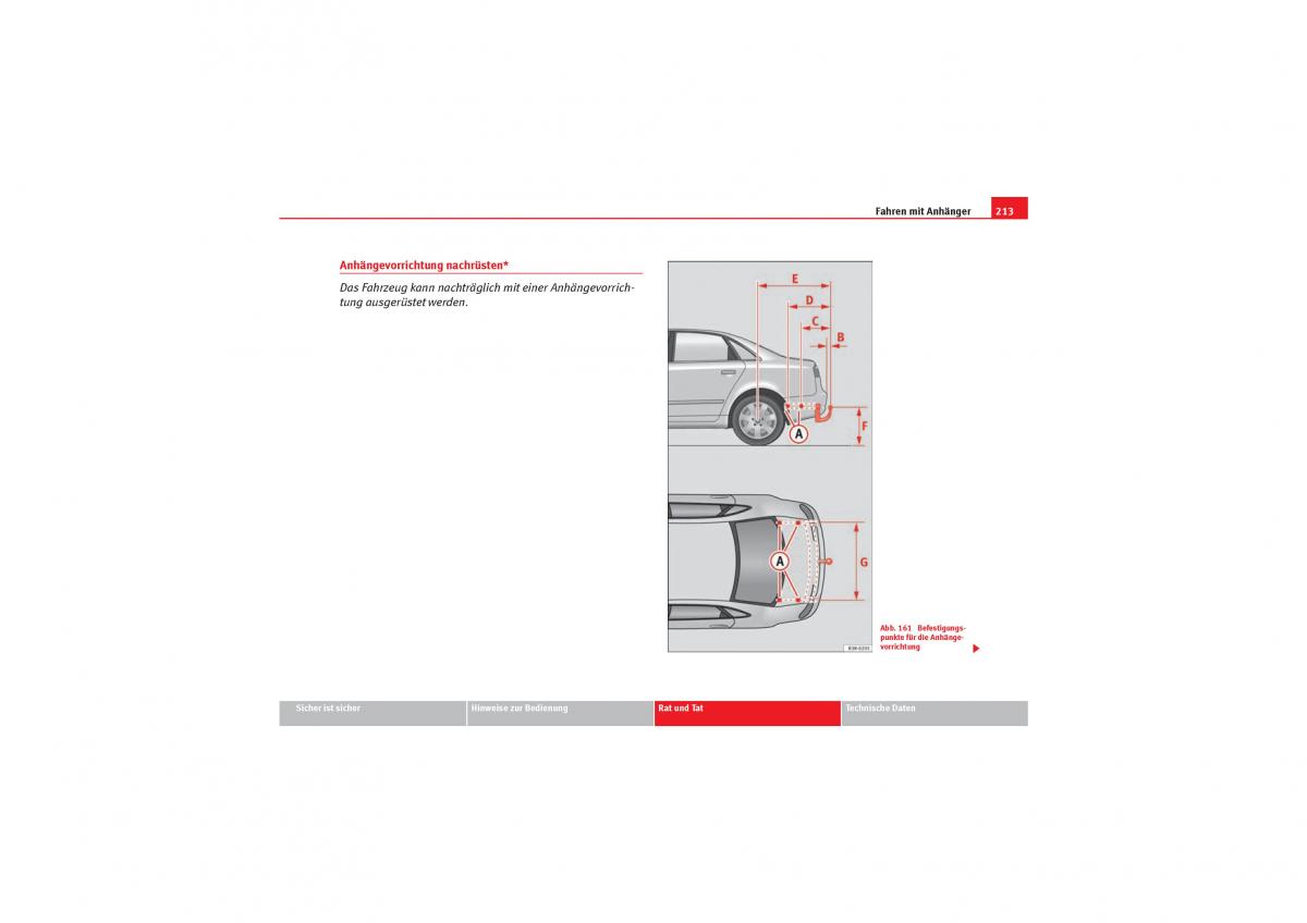 Seat Exeo Handbuch / page 215