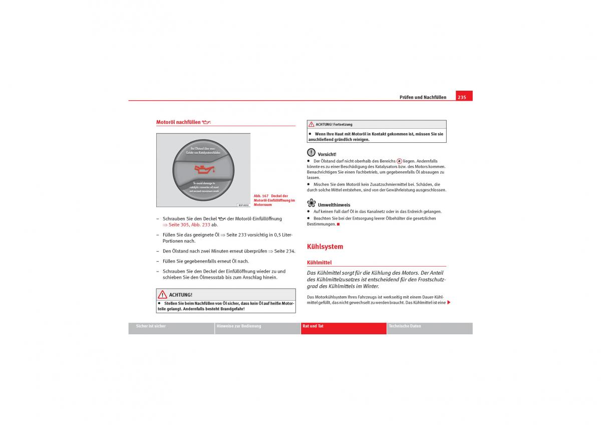 Seat Exeo Handbuch / page 237