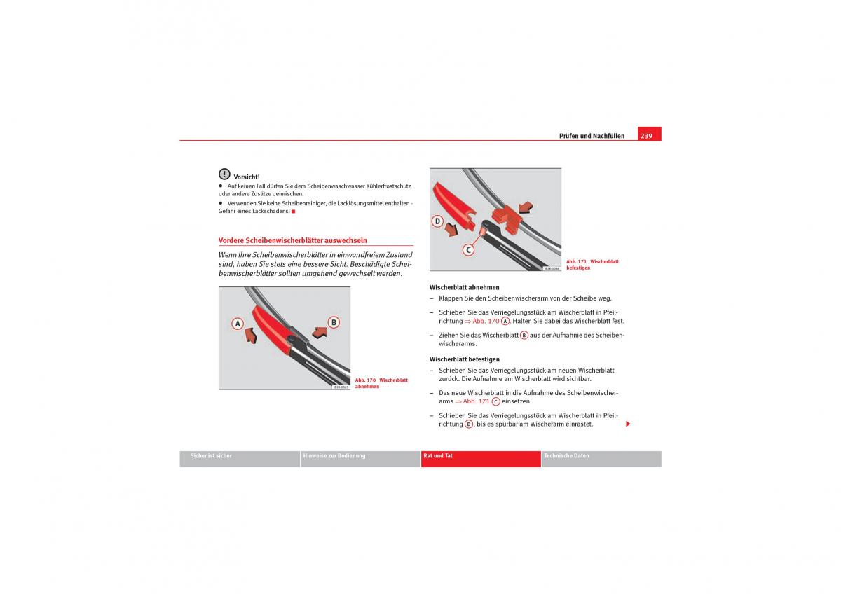 Seat Exeo Handbuch / page 241