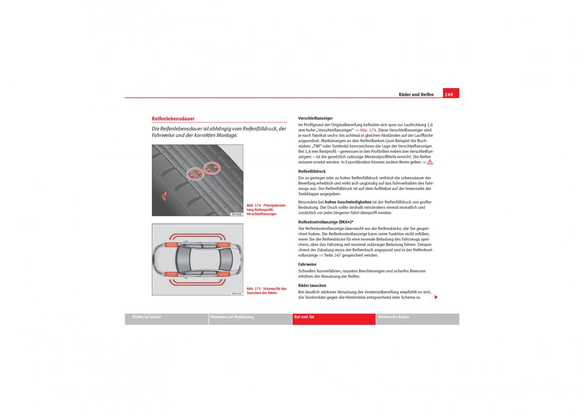 Seat Exeo Handbuch / page 251