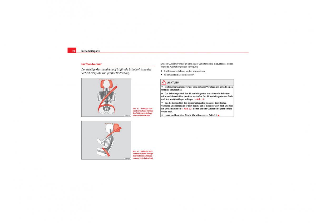 Seat Exeo Handbuch / page 26