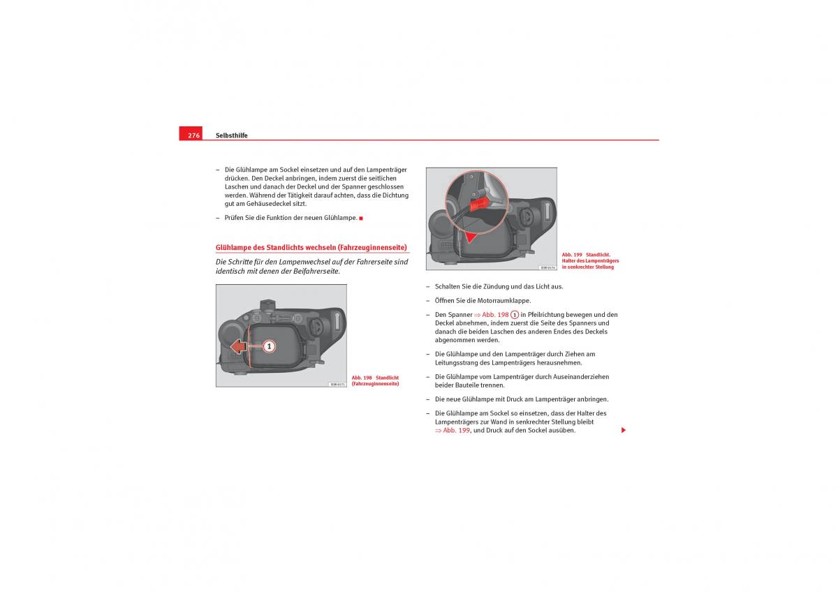 Seat Exeo Handbuch / page 278