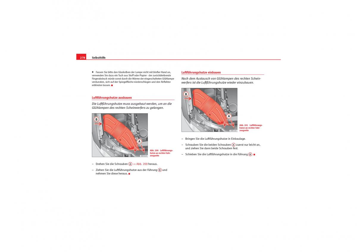 Seat Exeo Handbuch / page 280